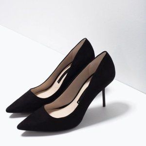 Zara | High Heel Leather Court Shoe